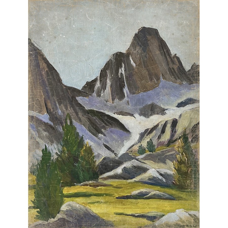 PÂTURAGE ALPIN (90x120cm)